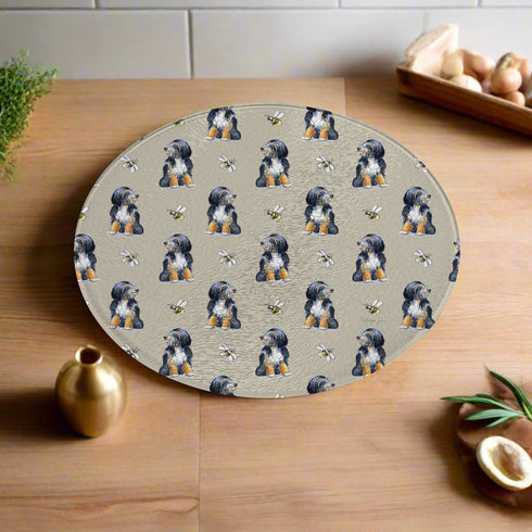 Tibetan Terrier Pattern Trivet